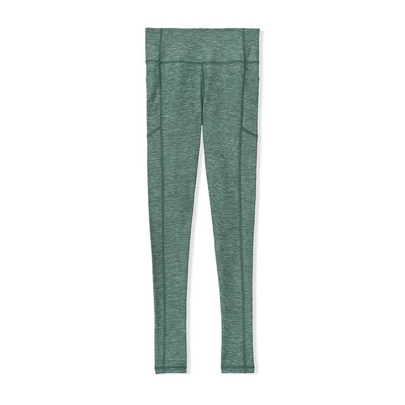 VICTORIA SECRET’S ‘Essentials’ Green Leggings High-Rise With Pockets Size 4 - Picture 3 of 4